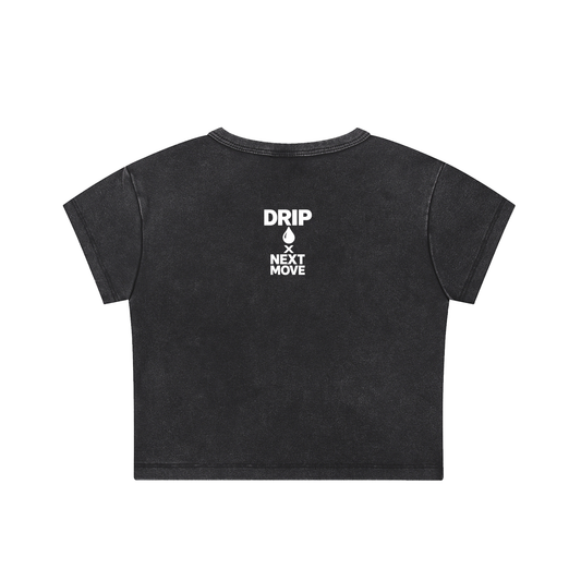 Snow Washed Crop Top