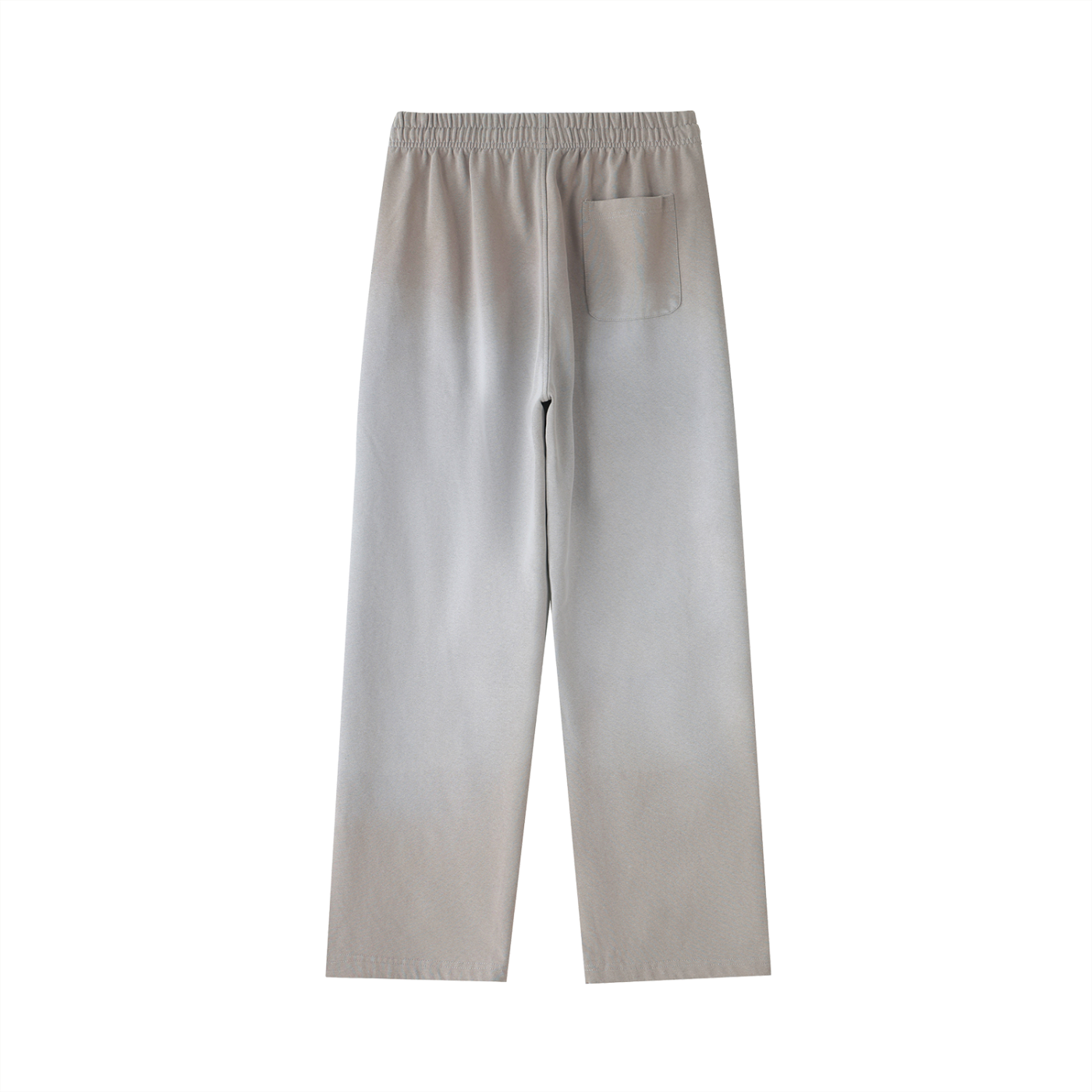Vintage Washed Gradient Straight-Leg Sweatpants