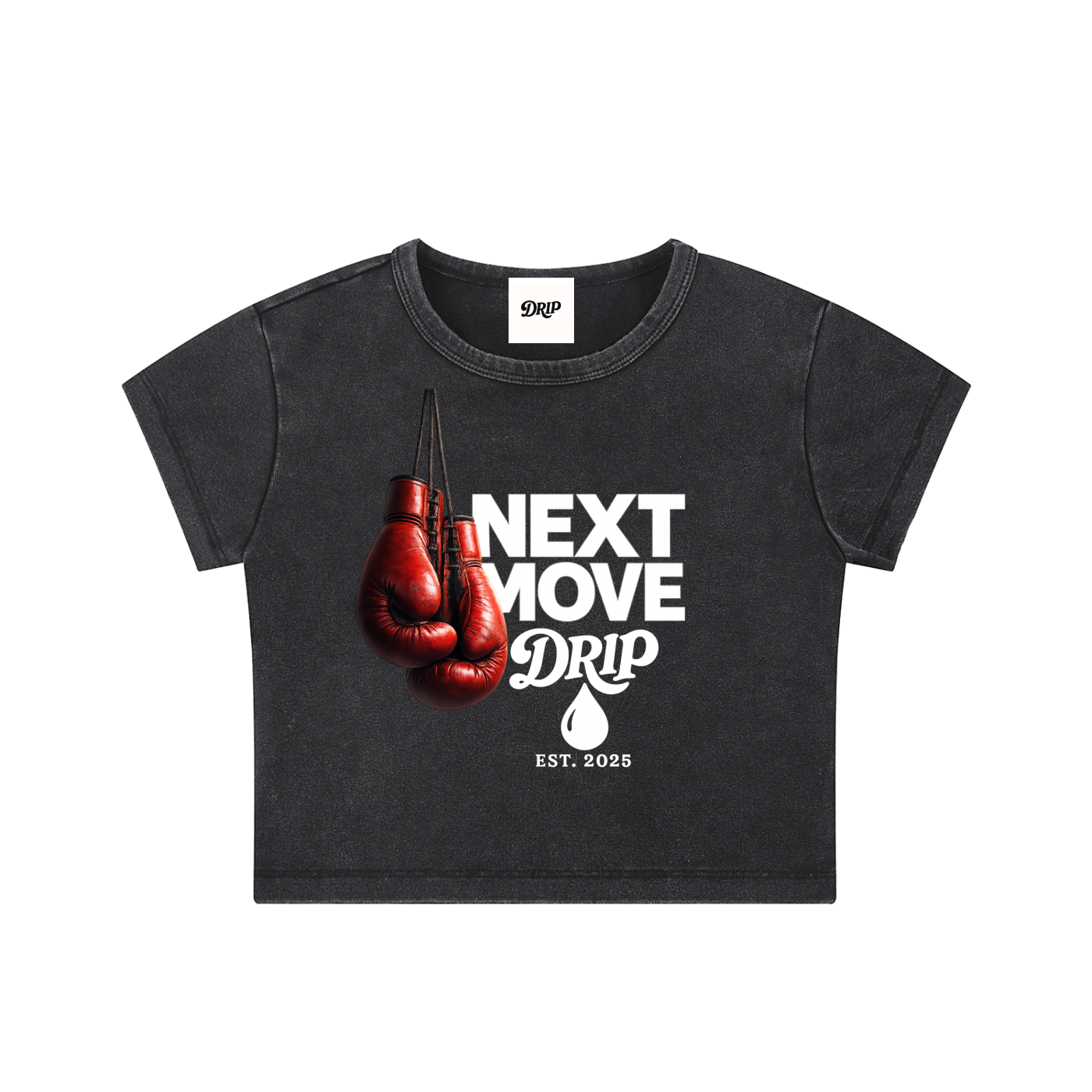 Snow Washed Crop Top